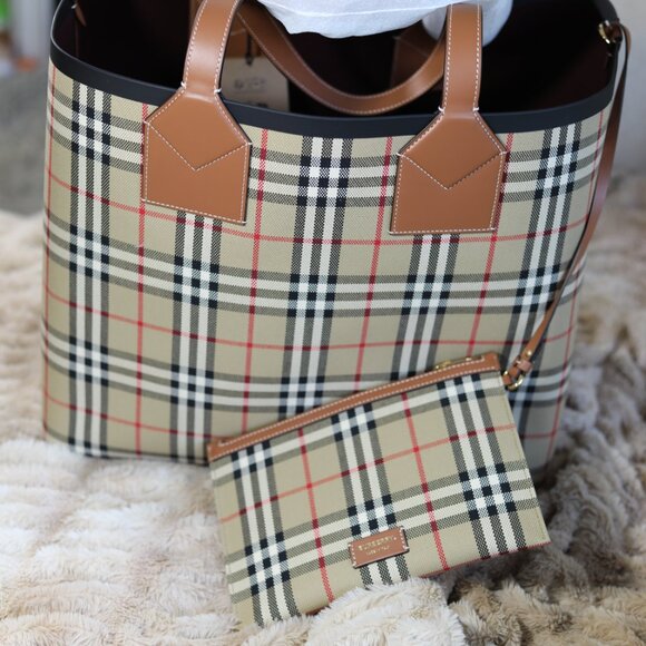 Large London Tote Bag - Burberry - Picture 10 of 11
